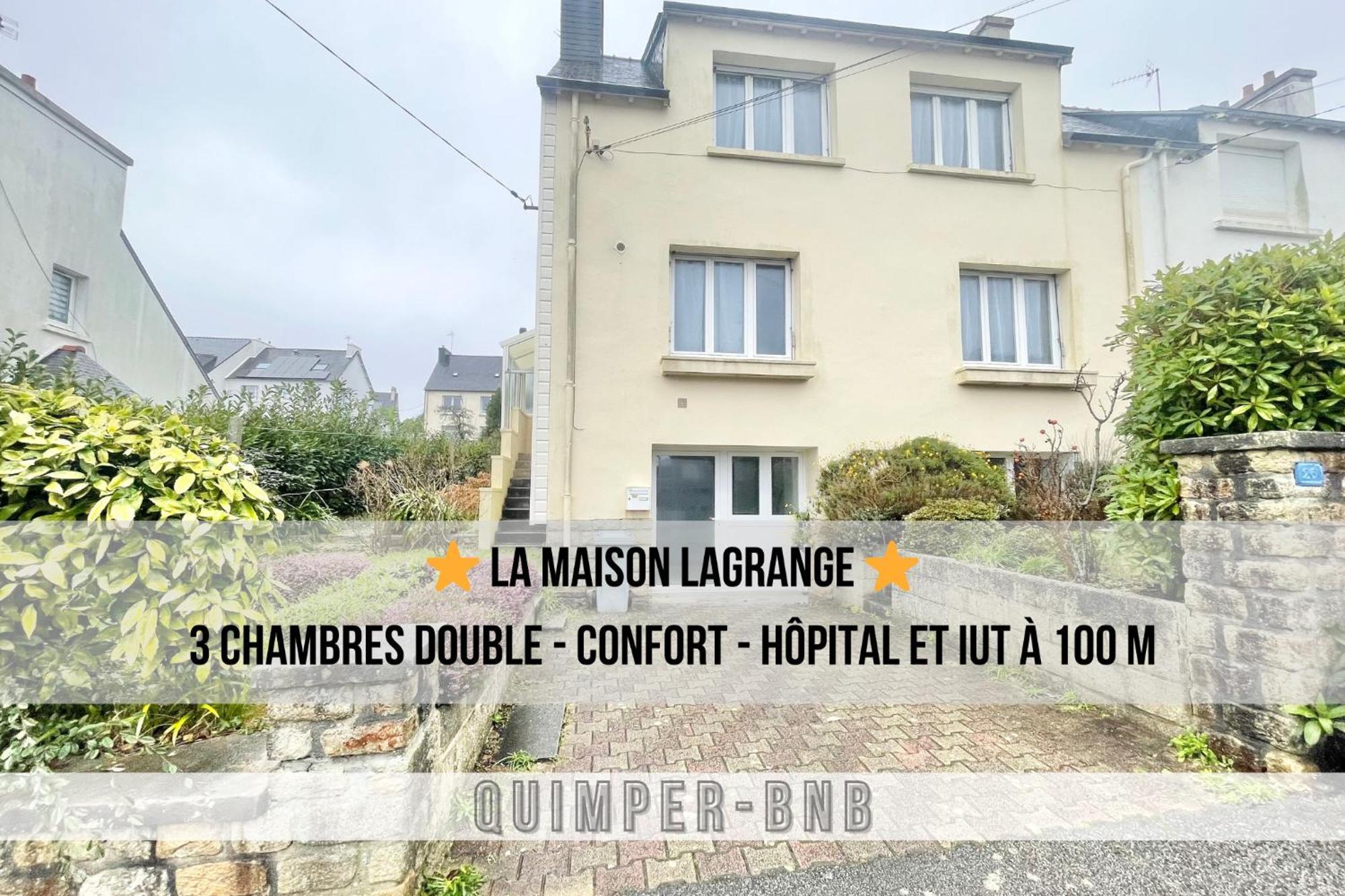 Maison Lagrange - 4 Chambres Quartier Iut Hopital Κεμπέρ Εξωτερικό φωτογραφία