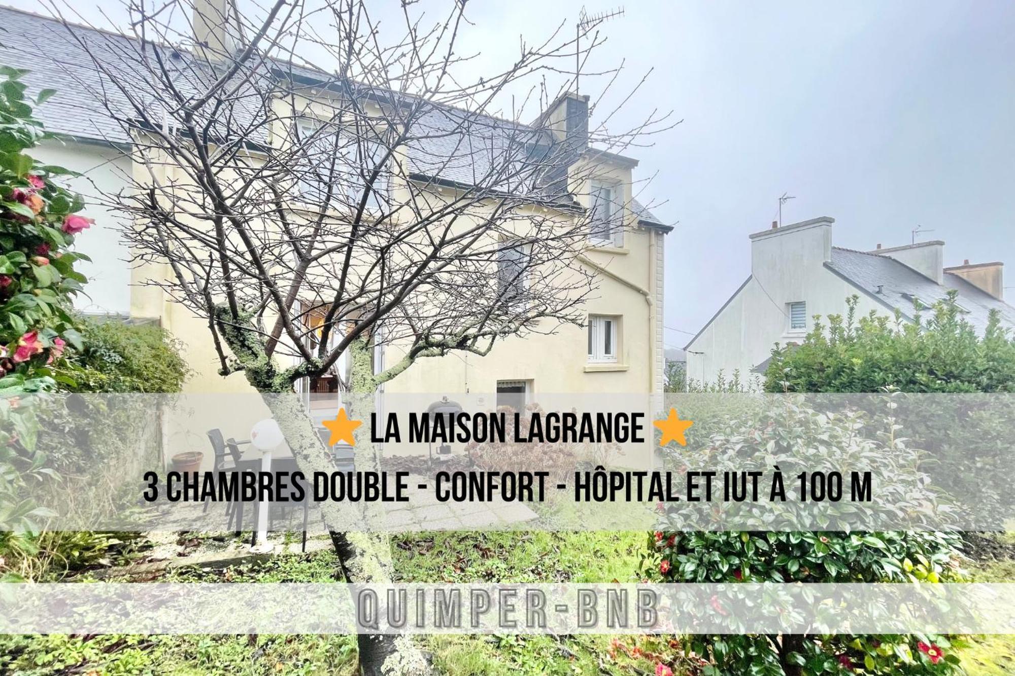 Maison Lagrange - 4 Chambres Quartier Iut Hopital Κεμπέρ Εξωτερικό φωτογραφία